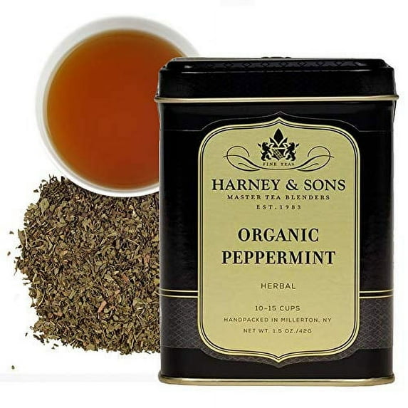 Harney & Sons Organic Peppermint, 1.5 oz Loose Leaf Tea