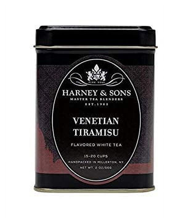 Harney & Sons Venetian Tiramisu Loose Leaf Tea - 2oz Tin Of White Tea & Hojicha Blend 1 thumbnail image