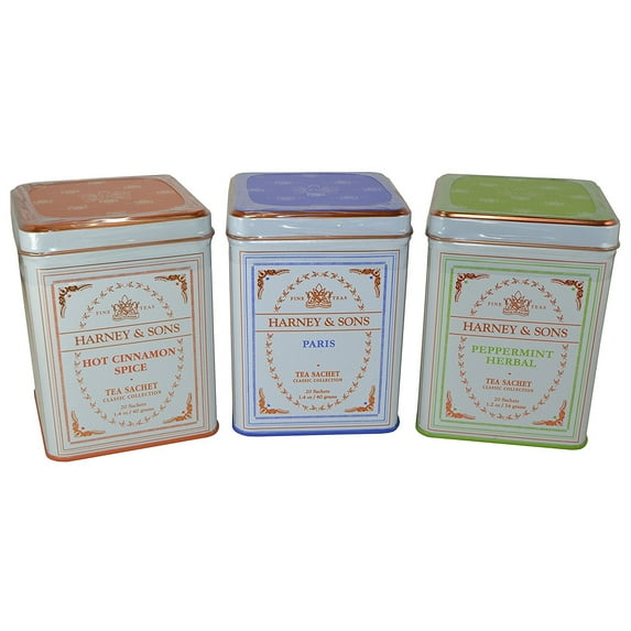 Harney & Sons Tea- Variety Pack 3 Flavors- ( Pack of 3 )