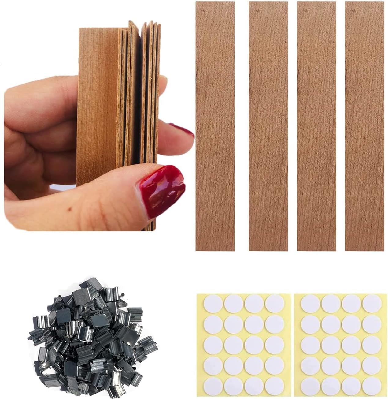 150PCS Candle Wick Holders for Candle Making Candle Wick Holder Wick  Centering Tool for Candle Making Wick Setter Tool