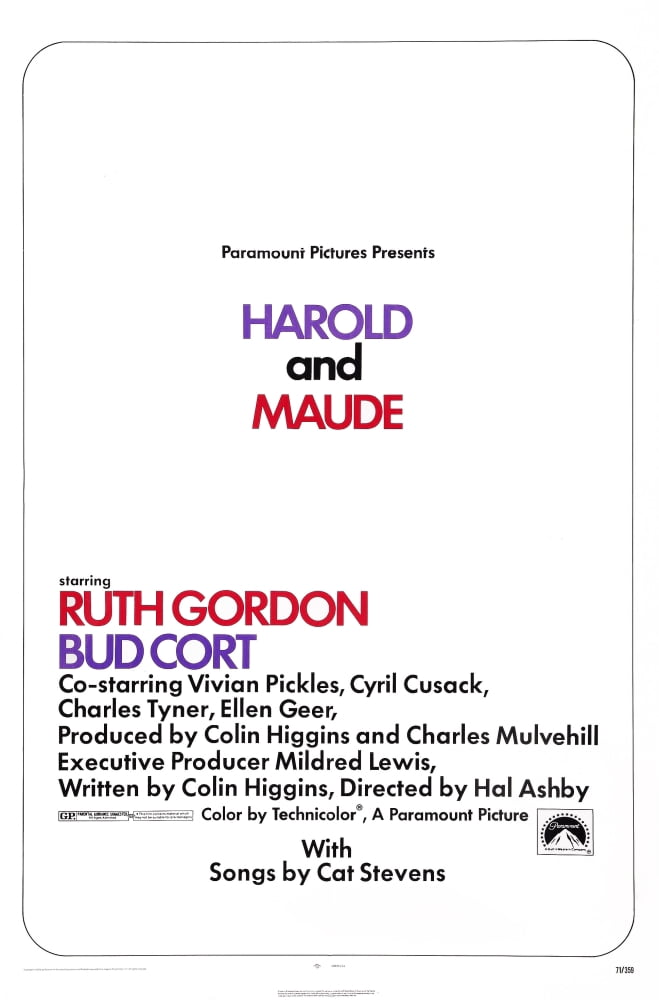 Harold And Maude U Canvas Art - (11 x 17)