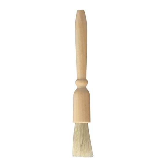 Fino Coffee Grinder Cleaner and Pastry Brush, Natural Wood Handle with Boar Bristles