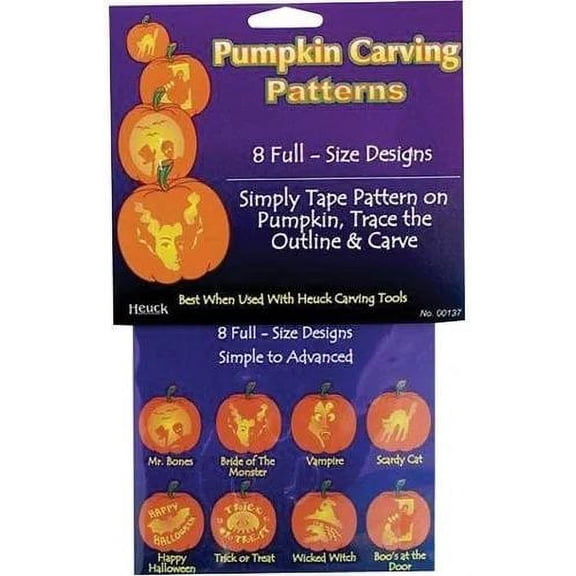 Harold Imports 8 Pumpkin Carving Patterns 137