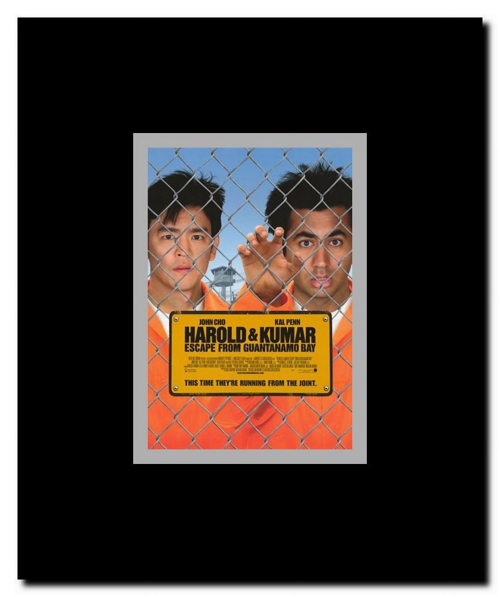 Harold and Kumar: Escape from Guantanamo Bay Framed Movie Poster