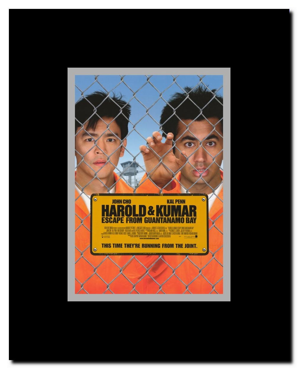 Harold and Kumar: Escape from Guantanamo Bay Framed Movie Poster