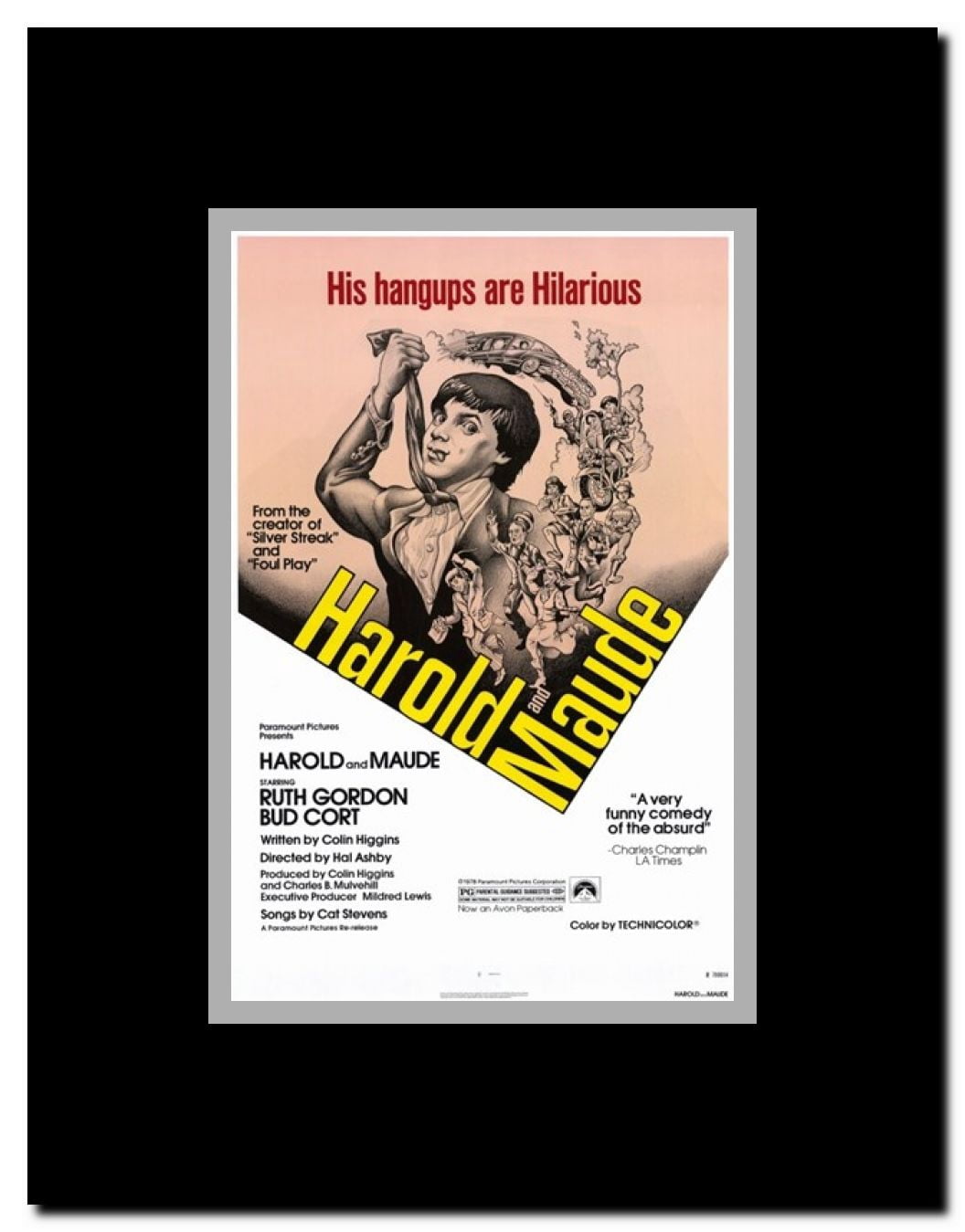 Harold and Maude Framed Movie Poster