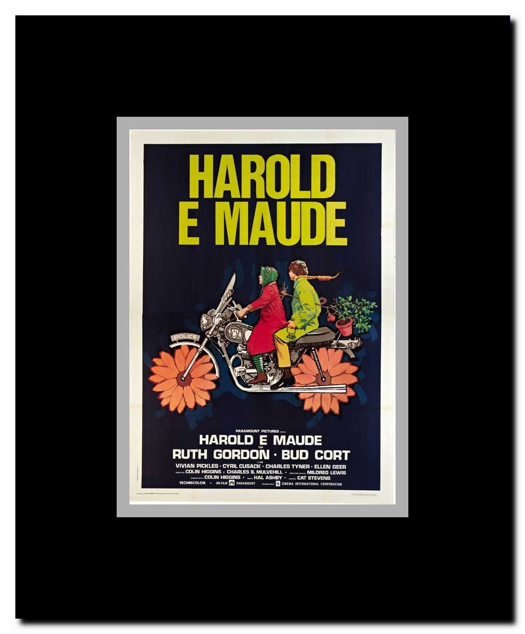 Harold and Maude Framed Movie Poster