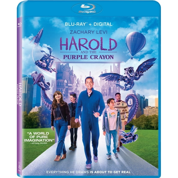 Harold & the Purple Crayon (Blu-Ray + Digital Copy) Sony Action & Adventure