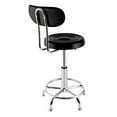 HaroldDol Hydraulic Garage Work Shop Chair, Modern Round Black