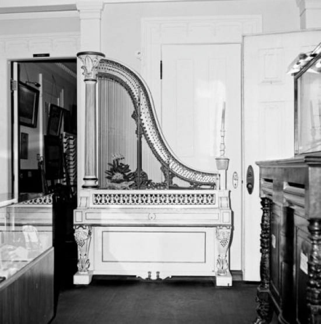 Harp Piano early 1800s Canvas Art - (18 x 24)