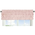 thumbnail image 1 of Harper Blush Pink Semi-Sheer Window Valance by Sweet Jojo Designs, 1 of 4