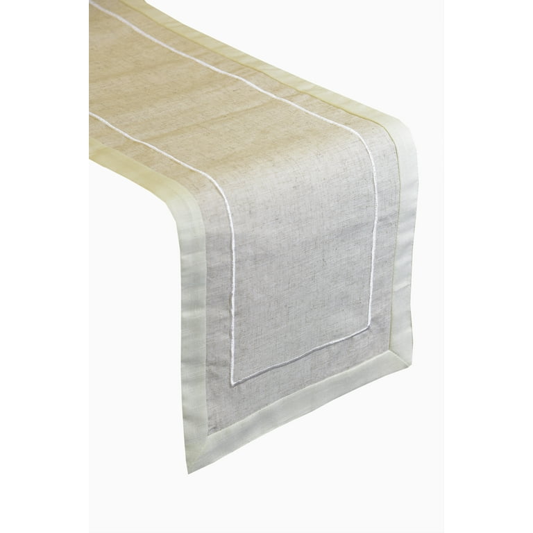 Harper Border 100% Polyester Table Runner Harper Border 100% Polyester Table Runner