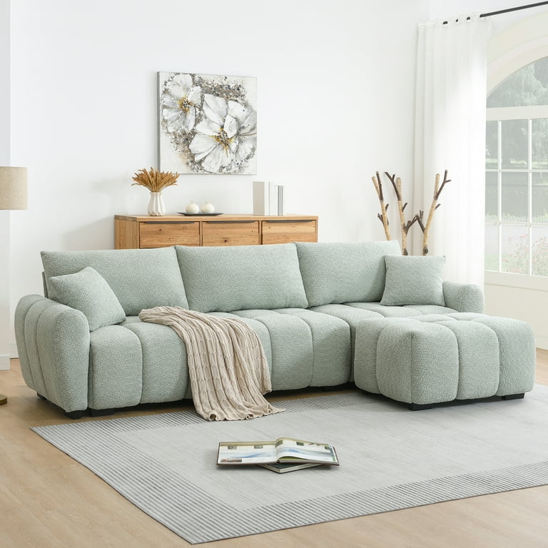 Harper Bright Designs L-Shaped Sectional Sofa Set with Movable