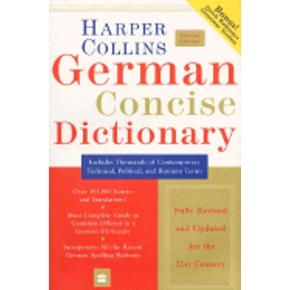Pre-Owned Harper Collins Concise German Dictionary (Paperback) 0062736841 9780062736840