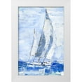 thumbnail image 1 of Harper, Ethan 11x14 White Modern Wood Framed Museum Art Print Titled - Blue Sails II, 1 of 4