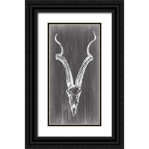 Harper, Ethan 11x18 Black Ornate Wood Framed with Double Matting Museum Art Print Titled - Elongated Mount I