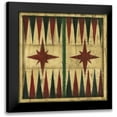 thumbnail image 1 of Harper, Ethan 12x12 Black Modern Framed Museum Art Print Titled - Antique Backgammon, 1 of 5