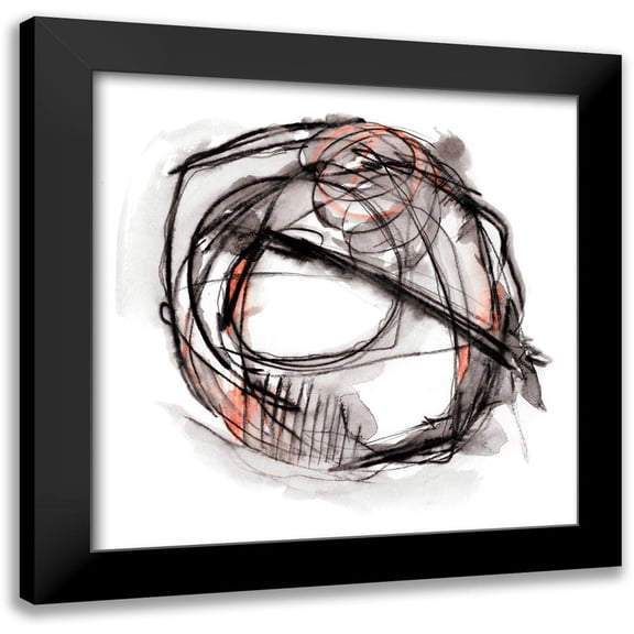 Harper, Ethan 12x12 Black Modern Framed Museum Art Print Titled - Custom Bumble Bee Flight I