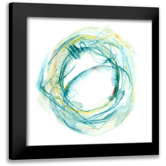 Harper, Ethan 12x12 Black Modern Framed Museum Art Print Titled - Orbital Path I