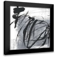 thumbnail image 1 of Harper, Ethan 12x12 Black Modern Framed Museum Art Print Titled - Scribble Script II, 1 of 5