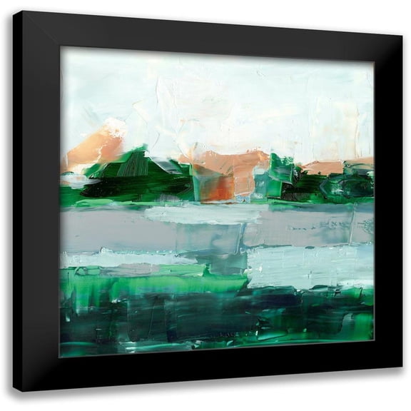 Harper, Ethan 12x12 Black Modern Framed Museum Art Print Titled - Sienna Sunset I