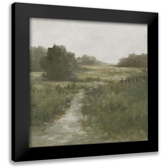 Harper, Ethan 12x12 Black Modern Framed Museum Art Print Titled - Tranquil Fen I