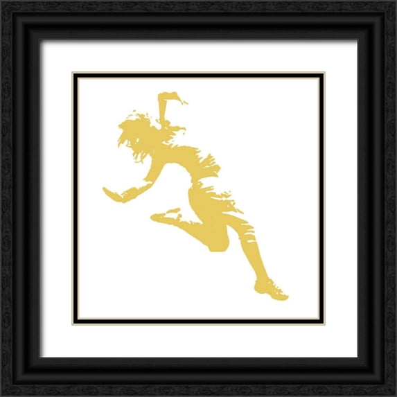 Harper, Ethan 12x12 Black Ornate Wood Framed with Double Matting Museum Art Print Titled - In Motion IV