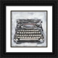 thumbnail image 1 of Harper, Ethan 12x12 Black Ornate Wood Framed with Double Matting Museum Art Print Titled - Vintage Typewriter I, 1 of 4