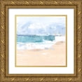 thumbnail image 1 of Harper, Ethan 12x12 Gold Ornate Wood Framed with Double Matting Museum Art Print Titled - Caribbean Horizon I, 1 of 4