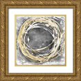 thumbnail image 1 of Harper, Ethan 12x12 Gold Ornate Wood Framed with Double Matting Museum Art Print Titled - Gilded Three-Sixty II, 1 of 4