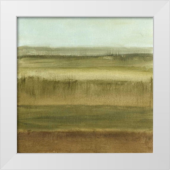 Harper, Ethan 12x12 White Modern Wood Framed Museum Art Print Titled - Abstract Meadow II