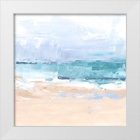 Harper, Ethan 12x12 White Modern Wood Framed Museum Art Print Titled - Caribbean Horizon II