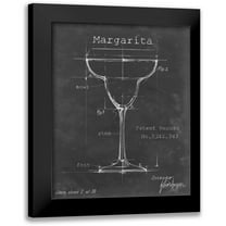 Harper, Ethan 12x14 Black Modern Framed Museum Art Print Titled - Barware Blueprint VI