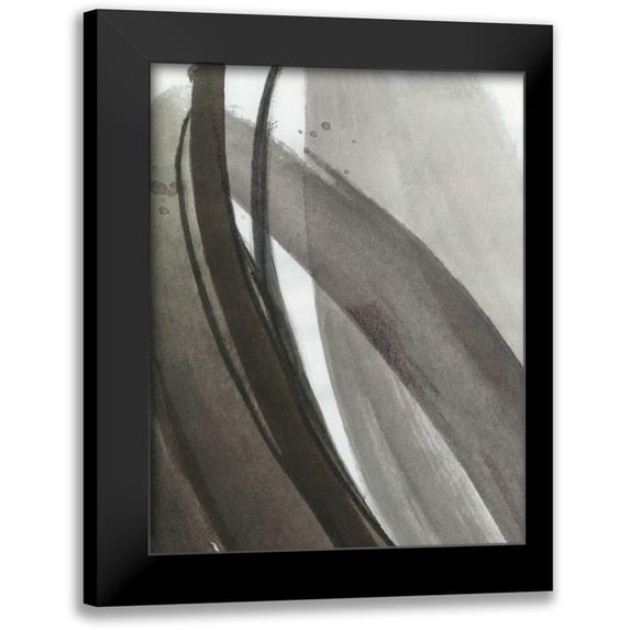 Harper, Ethan 12x14 Black Modern Framed Museum Art Print Titled - Ink Abstract I