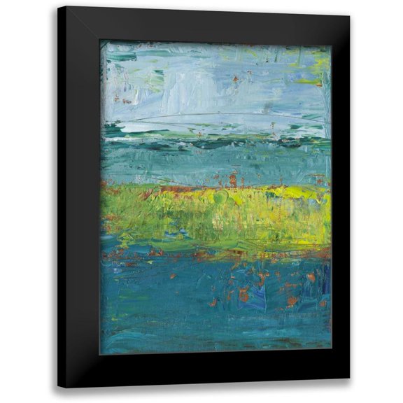 Harper, Ethan 12x14 Black Modern Framed Museum Art Print Titled - Lemon Lime II