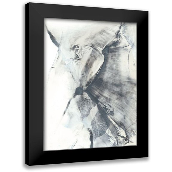 Harper, Ethan 12x14 Black Modern Framed Museum Art Print Titled - Marbled Grey I