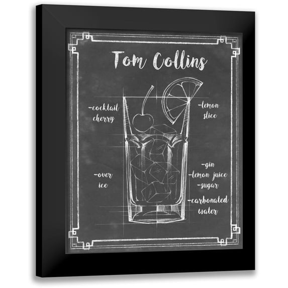 Harper, Ethan 12x14 Black Modern Framed Museum Art Print Titled - Mixology II