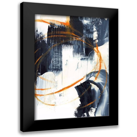 Harper, Ethan 12x14 Black Modern Framed Museum Art Print Titled - Orange Rind II