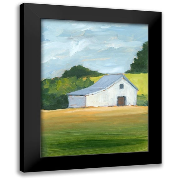 Harper, Ethan 12x14 Black Modern Framed Museum Art Print Titled - Rural Landscape I