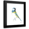 thumbnail image 1 of Harper, Ethan 12x14 Black Modern Framed Museum Art Print Titled - Watercolor Songbirds I, 1 of 5