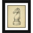 thumbnail image 1 of Harper, Ethan 12x14 Black Ornate Wood Framed with Double Matting Museum Art Print Titled - Antique Chess IV, 1 of 4