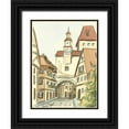 thumbnail image 1 of Harper, Ethan 12x14 Black Ornate Wood Framed with Double Matting Museum Art Print Titled - Sketches of Downtown VI, 1 of 4