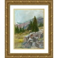 thumbnail image 1 of Harper, Ethan 12x14 Gold Ornate Wood Framed with Double Matting Museum Art Print Titled - Rocky Hillside II, 1 of 4
