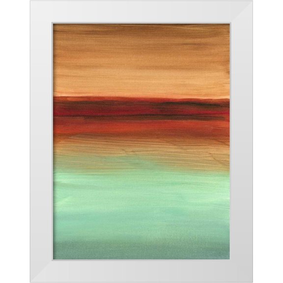 Harper, Ethan 12x14 White Modern Wood Framed Museum Art Print Titled - Geologic Sequence II
