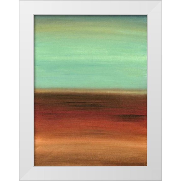 Harper, Ethan 12x14 White Modern Wood Framed Museum Art Print Titled - Geologic Sequence I