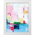 thumbnail image 1 of Harper, Ethan 12x14 White Modern Wood Framed Museum Art Print Titled - Magenta Horizon II, 1 of 4