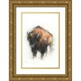thumbnail image 1 of Harper, Ethan 13x18 Gold Ornate Wood Framed with Double Matting Museum Art Print Titled - Sienna Animal Study I, 1 of 4