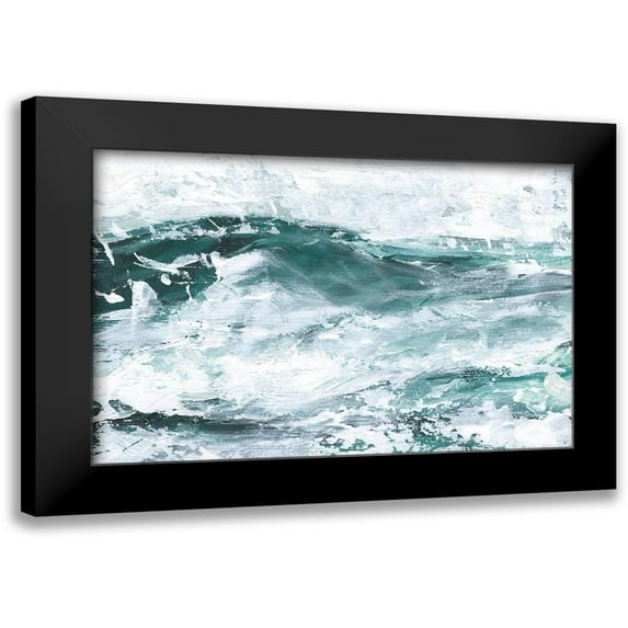 Harper, Ethan 14x11 Black Modern Framed Museum Art Print Titled - Misty Waves I