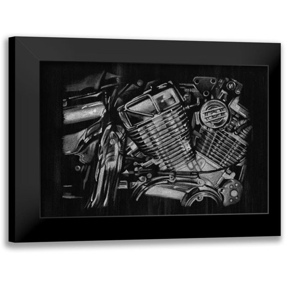 Harper, Ethan 14x11 Black Modern Framed Museum Art Print Titled - Polished Chrome I