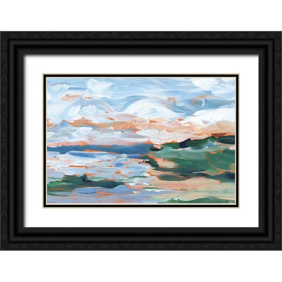 Harper, Ethan 14x11 Black Ornate Wood Framed with Double Matting Museum Art Print Titled - Painters Composition Study IV